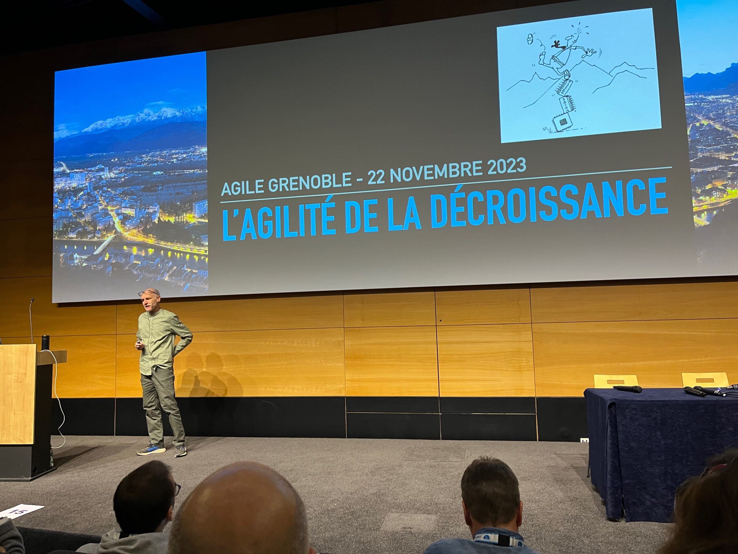 photo de l'ouverture de la keynote de claude aubry